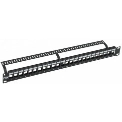 Модульная патч-панель UTP 24 порта 1U Модульная патч-панель UTP 24 порта 1U