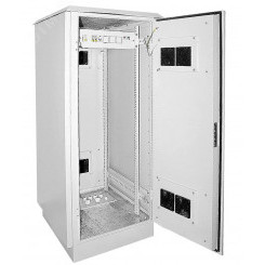 Шкаф уличный 19дюймов 42U 720x860 IP55 металл двери серый