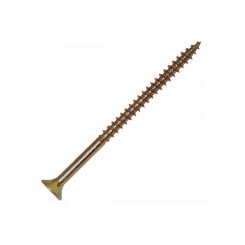 Шуруп универсальный 4х70 потайная головка, остроконечный, желтопассивированный (100шт)