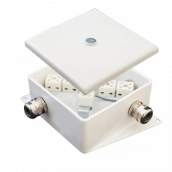 Коробка монтажная огнестойкая КМ-О (6к)-IP66-120х120 два ввода AD