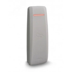 Контроллер замка со встроенным считывателем в светло-сером корпусе для карт формата EMM/HID, интерфейс связи - RS-485 Контроллер замка со встроенным считывателем в светло-сером корпусе для карт формата EMM/HID, интерфейс связи - RS-485