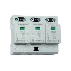 Устройство защиты от импульсных перенапряжений УЗИП тип 1+2 (3 варистора 1000В DC) модульный 108мм IP20 Устройство защиты от импульсных перенапряжений УЗИП тип 1+2 (3 варистора 1000В DC) модульный 108мм IP20