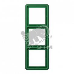 Рамка 3 поста универсальная зеленая Рамка 3 поста универсальная зеленая