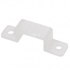 Клипса профессиональная пластиковая для двухстороннего гибкого неона 8х16 мм