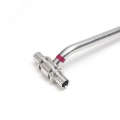 Трубка из нержавеющей стали для подключения радиатора Т-образная 200 Трубка из нержавеющей стали для подключения радиатора Т-образная 200