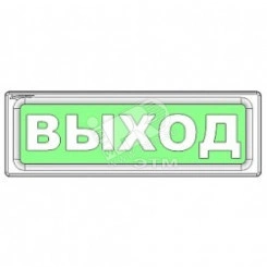 Оповещатель световой ОПОП 1-8 24 В ГАЗ НЕ ВХОДИ