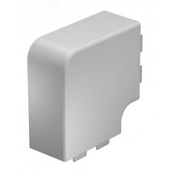 Крышка плоского угла кабельного канала WDKH 60x110 мм (ABS-пластик, светло-серый)