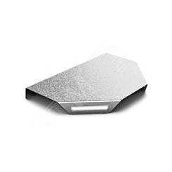 Крышка к угловому соединителю Т-образному к лотку 300, толщ. 1,0 мм, Сендзимир цинк