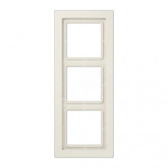 Рамка 3-я для горизонтальной/вертикальной установки Серия- LS-Design Материал- дуропласт Цвет- слоновая кость Рамка 3-я для горизонтальной/вертикальной установки Серия- LS-Design Материал- дуропласт Цвет- слоновая кость