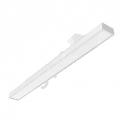 Светильник светодиодный A220 2.0 офисный встраиваемый/накладной 1195*100*50мм 30 ВТ 4000К IP40 с призматическим рассеивателем Вартон