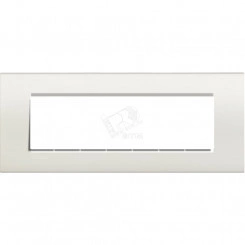 LivingLight Рамка прямоугольная 7 постов Белый LivingLight Рамка прямоугольная 7 постов Белый