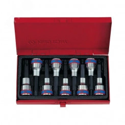 Набор торцевых насадок 1/2', TORX, Т20-Т60 мм, L = 80 мм, 9 предметов Набор торцевых насадок 1/2', TORX, Т20-Т60 мм, L = 80 мм, 9 предметов