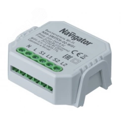 Умный двухканальный выключатель NSH-SWITCH-02
