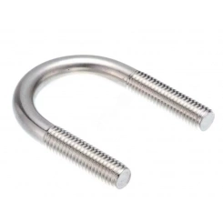 Хомут U-образный 2 1/4' М10 60-70 оцинкованная сталь ГОСТ 24137-80