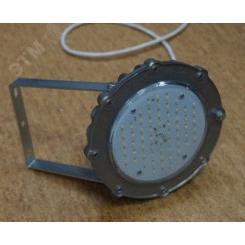 Светильник светодиодный ДСП-22Вт, IP67, 5000К, 2700Лм, взр:1ExsIIT6X, со скобой, 120°, 220В, Arsenal Светильник светодиодный ДСП-22Вт, IP67, 5000К, 2700Лм, взр:1ExsIIT6X, со скобой, 120°, 220В, Arsenal