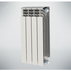 Радиатор биметаллический секционный 500/100/4 боковое подключение