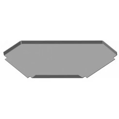 Крышка к угловому лотку замковому КЛУЗ 150-90 УT1.5 поворот на 90. оцинкованный лист(толщина покрытия 10 -18 мкм) S1.5