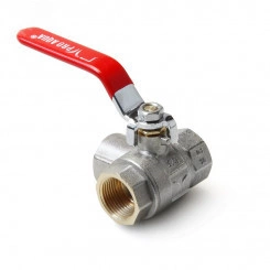 Кран шаровой полнопроходной трехходовой ТИП T, ручка-рычаг, В-В-В 1/2 Кран шаровой полнопроходной трехходовой ТИП T, ручка-рычаг, В-В-В 1/2