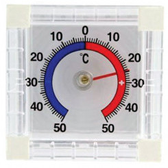 Термометр оконный биметаллический ТББ квадратный