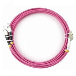 Шнур оптический duplex 10м LC-FC 50/125 mm OM4 LSZH FOP-50-OM4-LC-FC-10m