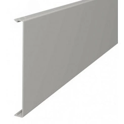 Крышка кабельного канала WDK 130x2000 мм (ПВХ, серый) Крышка кабельного канала WDK 130x2000 мм (ПВХ, серый)