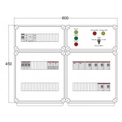 Щит управления электрообогревом DEVIbox HS 6x1700 D316 (в комплекте с терморегулятором и датчиком температуры) Щит управления электрообогревом DEVIbox HS 6x1700 D316 (в комплекте с терморегулятором и датчиком температуры)