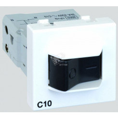 Connect Термомагнитный автомат 10A K45 45x45мм графит