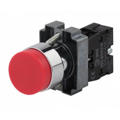 Кнопка управления LAY5-BL42 без подсветки красная 1р Кнопка управления LAY5-BL42 без подсветки красная 1р