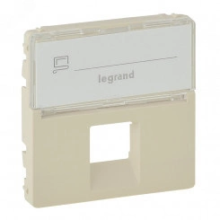 Valena LIFE Лицевая панель для одиночных розеток телефонных/информационных с держателем маркировки Слоновая кость Valena LIFE Лицевая панель для одиночных розеток телефонных/информационных с держателем маркировки Слоновая кость