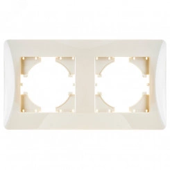 GUSI Ugra РАМКА 2-местная, цвет бежевый. GUSI Ugra РАМКА 2-местная, цвет бежевый.