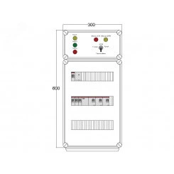 Щит управления электрообогревом DEVIbox HS 3x1700 D330 (в комплекте с терморегулятором и датчиком температуры) Щит управления электрообогревом DEVIbox HS 3x1700 D330 (в комплекте с терморегулятором и датчиком температуры)