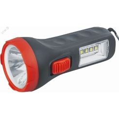 Фонарь светодиодный NPT-CP24-1AA Пластиковый 1LED 0,5Вт+4LED 1Вт