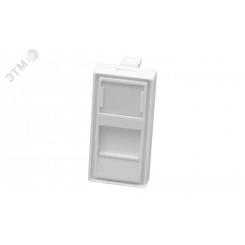 Лицевая панель 1 порта (45х22,5, Keystone, шторка) Лицевая панель 1 порта (45х22,5, Keystone, шторка)