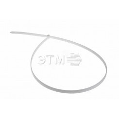 Хомут-стяжка кабельная нейлоновая 1020x9,0 мм, белая, упаковка 100 шт