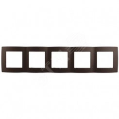 Рамка на 5 постов, Эра12, бронза, 12-5005-13 Рамка на 5 постов, Эра12, бронза, 12-5005-13