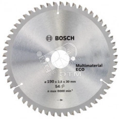 Диск циркулярный ECO ALU/Multi 190x30-54T Диск циркулярный ECO ALU/Multi 190x30-54T