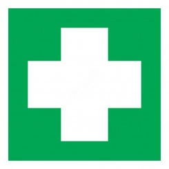 Наклейка Аптечка первой медицинской помощи100х100 мм Наклейка Аптечка первой медицинской помощи100х100 мм