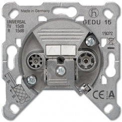 Розетка телевизионная TV-FM проходная. Механизм. Розетка телевизионная TV-FM проходная. Механизм.