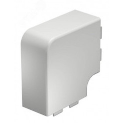 Крышка плоского угла кабельного канала WDK 60x110 мм (ПВХ, белый)