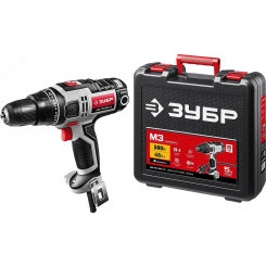 Дрель-шуруповерт сетевая, 500 Вт, 0-450/0-1800 об/мин, в кейсе