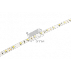 Лента светодиодная LEDx60/м 1м 6Вт/м 12В теплый белый IP20 (5м)
