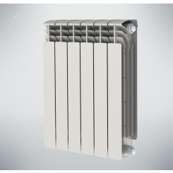 Радиатор биметаллический секционный 500/100/6 боковое подключение