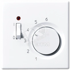 Крышка для регулятора температуры воздуха помещений белая Крышка для регулятора температуры воздуха помещений белая