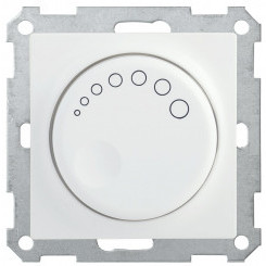 СС10-1-1-Б Светорегулятор поворотный с индикацией 600Вт BOLERO белый IEK
