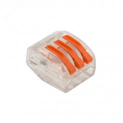 Клемма универсальная СМК 222-413, 3-проводная прозрачная 0,08-2,5 4 кв мм 50шт