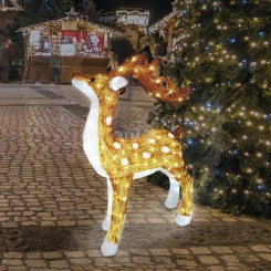 Акриловая профессиональная светодиодная фигура Пятнистый олень 50х25х75 см, IP65, понижающий трансформатор в комплекте NEON-NIGHT Акриловая профессиональная светодиодная фигура Пятнистый олень 50х25х75 см, IP65, понижающий трансформатор в комплекте NEON-NIGHT