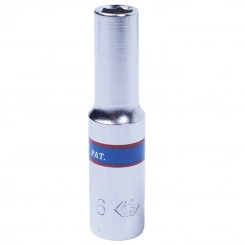 Головка торцевая глубокая шестигранная 1/4', 6 мм Головка торцевая глубокая шестигранная 1/4', 6 мм