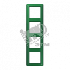 Рамка 4-я для горизонтальной/вертикальной установки Серия- AS550 Материал- термопласт Цвет- зеленый Рамка 4-я для горизонтальной/вертикальной установки Серия- AS550 Материал- термопласт Цвет- зеленый