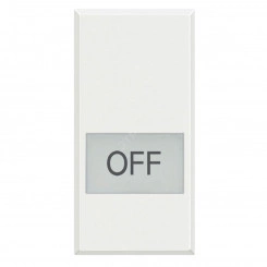 Axolute Клавиши с подсветкой для выключателей AXIAL 1 модуль символ OFF белый Axolute Клавиши с подсветкой для выключателей AXIAL 1 модуль символ OFF белый