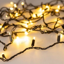 Гирлянда светодиодная декоративная ARD-STRING-CLASSIC-1000-BLACK-100LED-PULSE Warm (230V, 7W) (ARDCL, IP65)